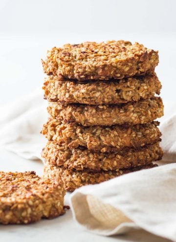 Midnight cookies stacked