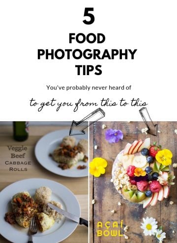 Food Photography Tips Collage
