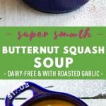 Butternut Squash Soup Pin Collage