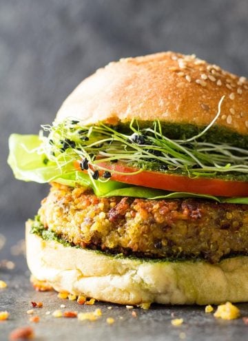 Quinoa burger