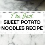 Yes, I claim that my Sweet Potato Noodles with Chicken and creamy Avocado Cilantro Sauce are THE BEST Sweet Potato Noodles Recipe you will try in your life!