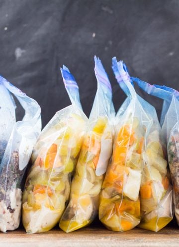 Healthy freezer meals