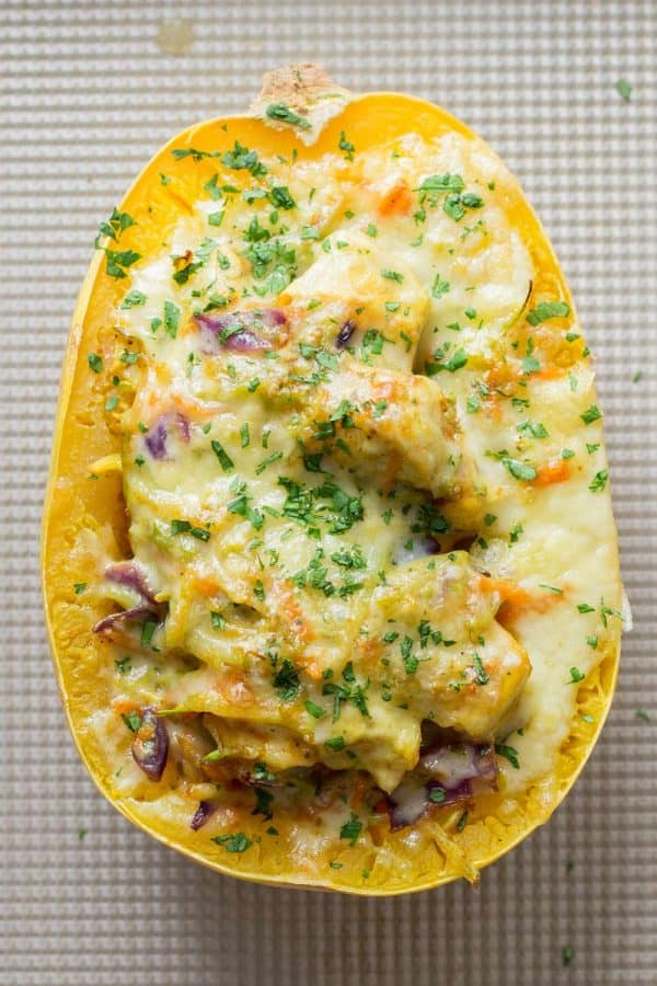 Chicken Spaghetti Squash