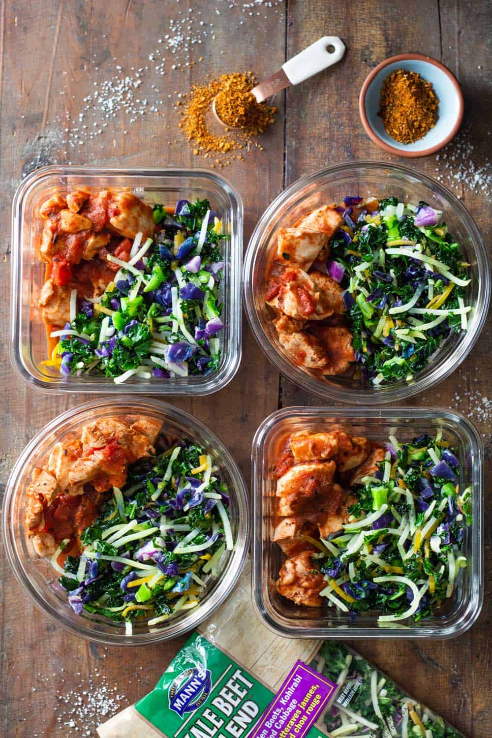 Cajun Chicken Meal Prep Bowls