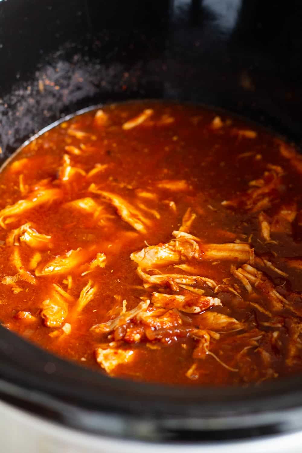 Crockpot Chicken Tacos - Chicken Tinga
