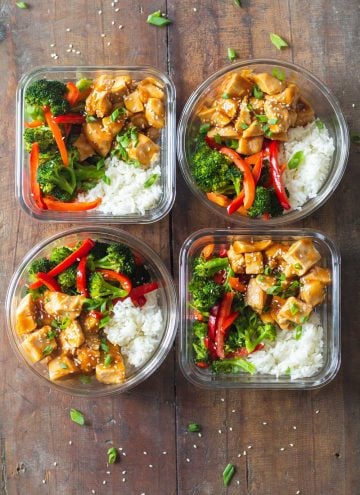 Teriyaki Chicken Meal Prep Bowls