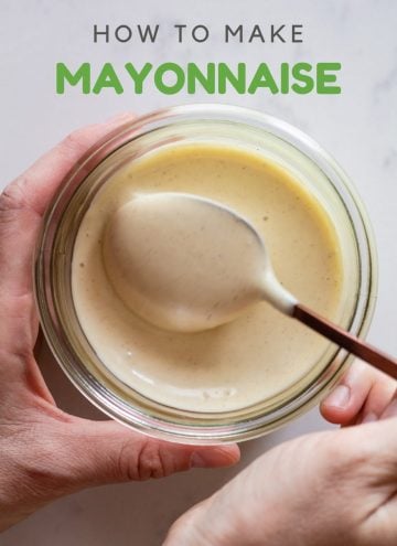Mayonnaise in a jar