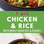 Chicken and Rice Pin Collage