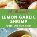Lemon Garlic Shrimp Pin Collate