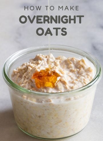 Overnight Oats with honey